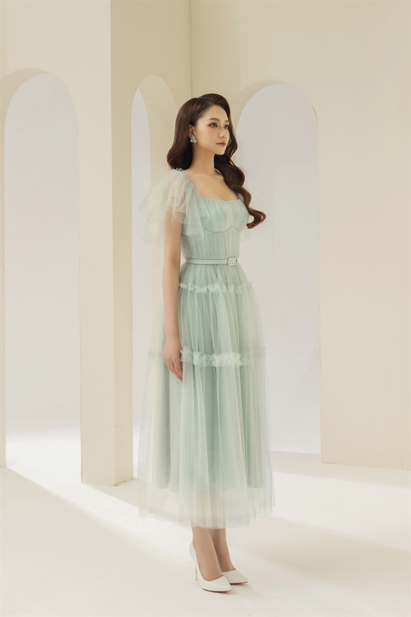 Viana Dress - Mint Green